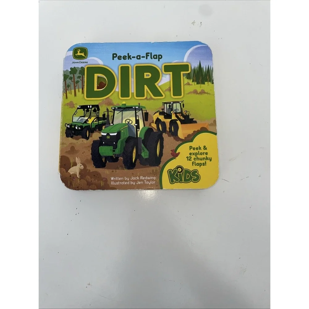 John‎ Deere Peek a Flap Dirt Board Book